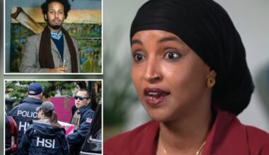 Ilhan Omar gives head-scratching response when asked if she’s related to ex-husband in first interview since DC raid