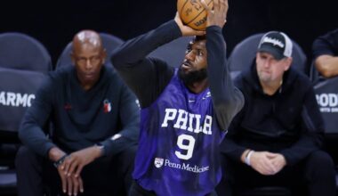 Sixers star LeBron James will make his preseason debut Thursday against the Brooklyn Nets.