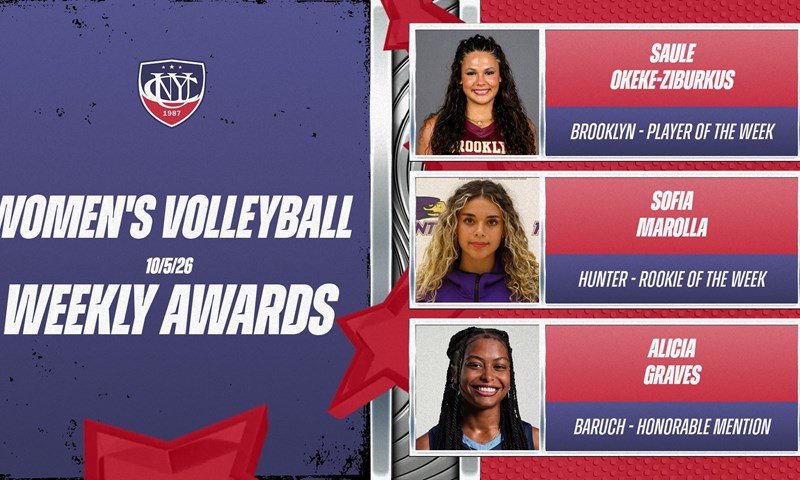 CUNYAC Women's Volleyball Weekly Report 10/5/26
