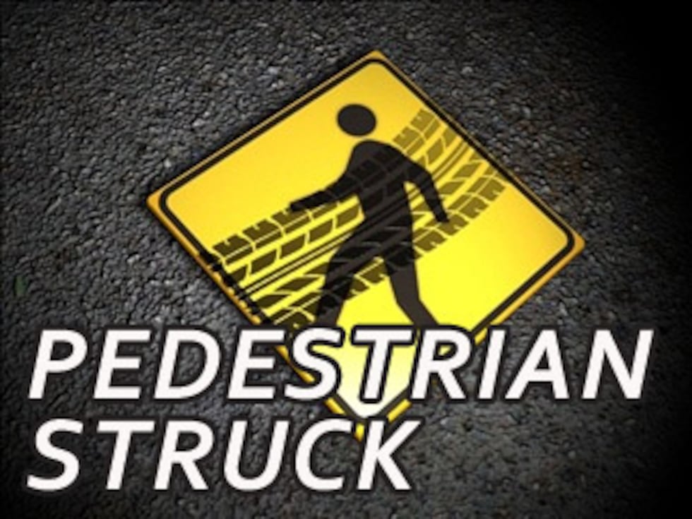 A 40-year-old woman was hospitalized after being struck by a truck late Wednesday morning in...
