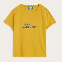 Madewell x NYPL Relaxed Baby Tee in Vintage Jersey