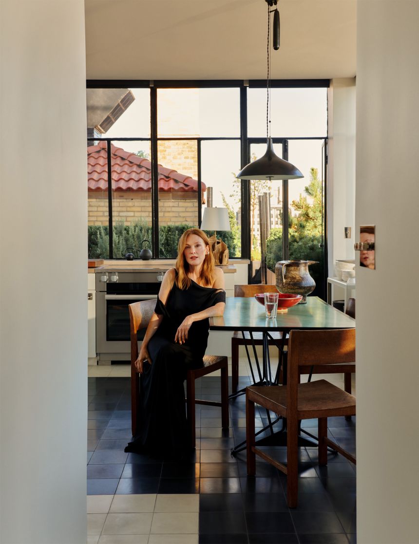 Moore stars in the new A24 film “The Debut,” portraying a housewife who struggles as a method actor after being cast a small part at her local community theatre.