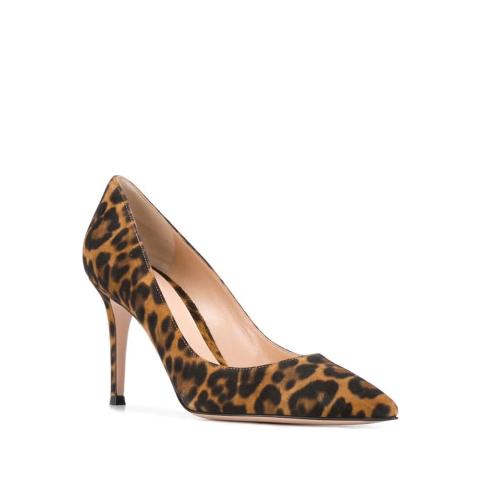 Gianvito 85mm leopard-print pumps Gianvito 85mm leopard-print pumps