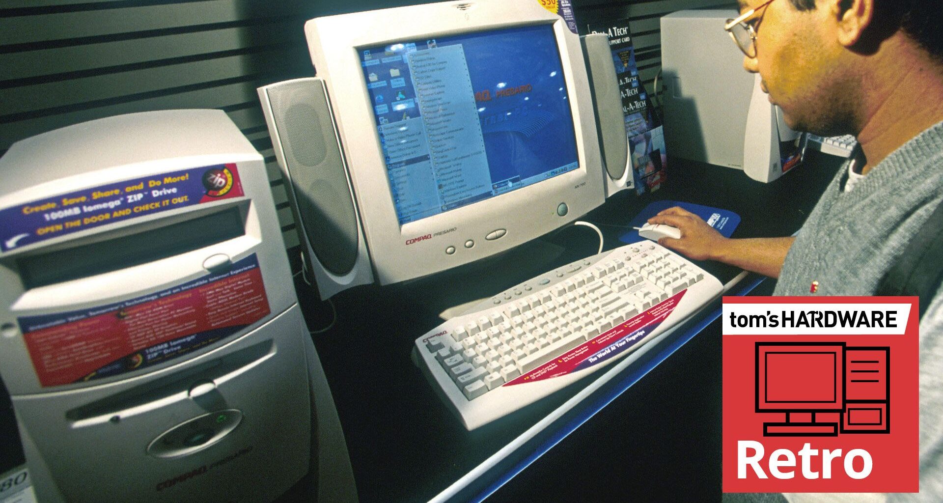 Scene from CompUSA a quarter century ago