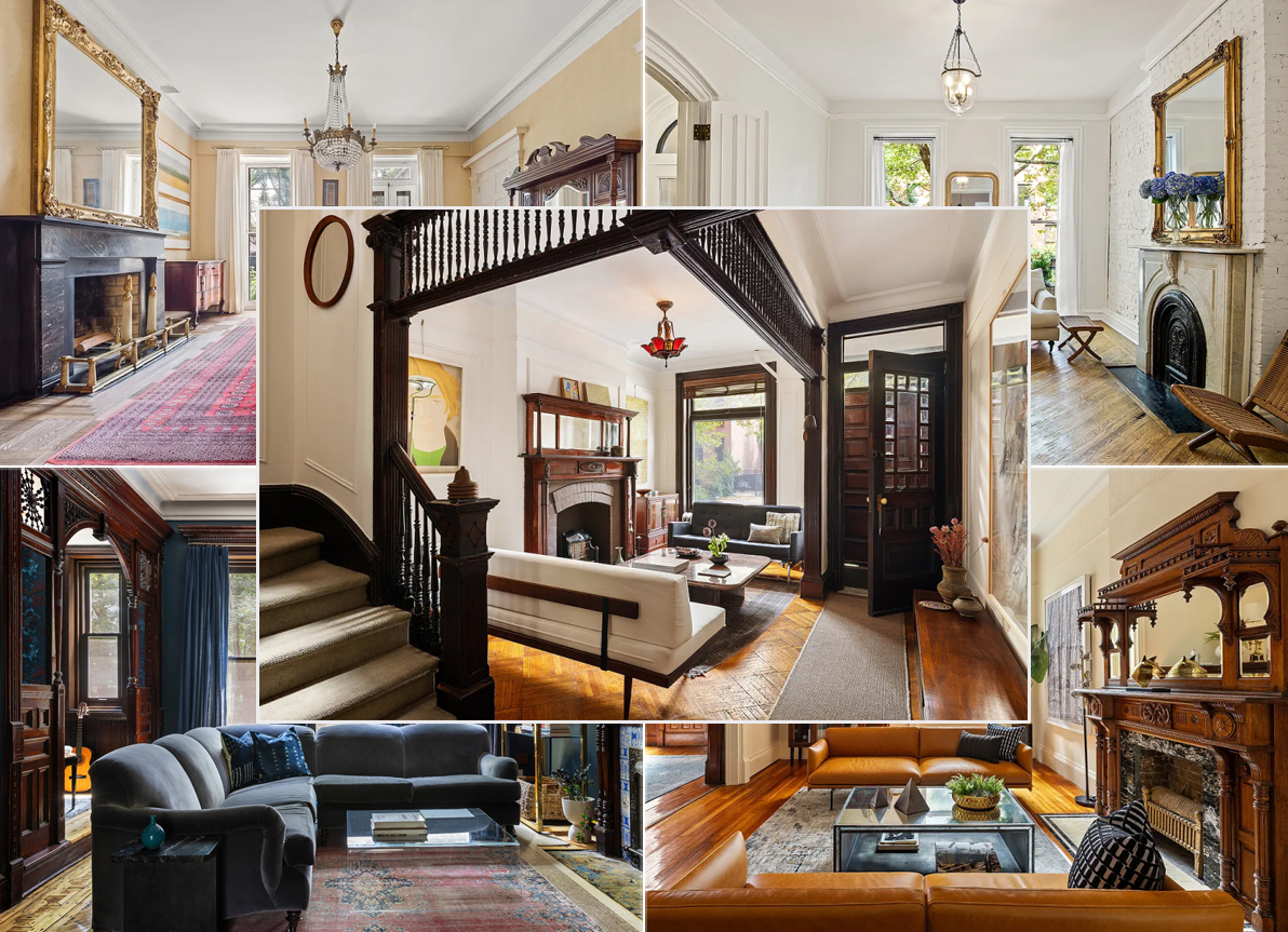 brooklyn real estate - collage of brooklyn interiors