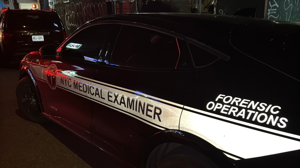 A burned body was found at Hillside Avenue and 139th Street in Queens on Thursday, Oct. 1, 2026.