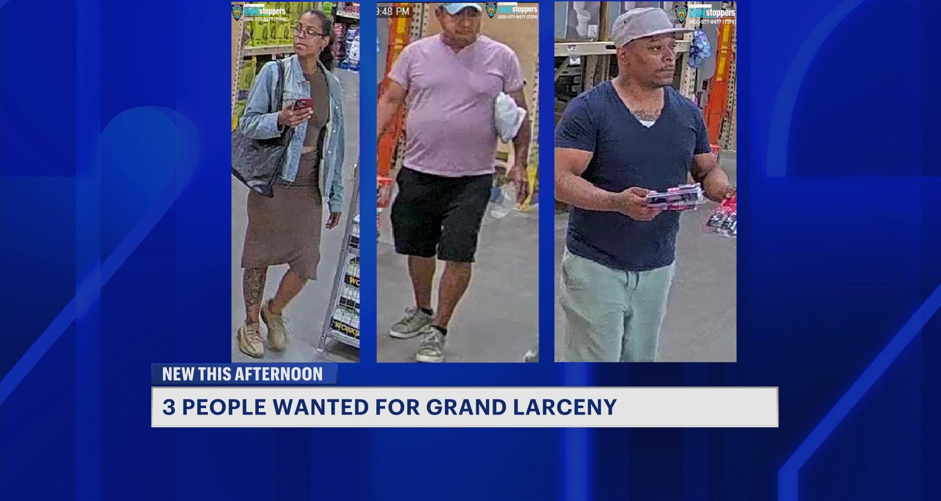 News 12 | Brooklyn | Nypd Searching For 3 Accused Of Stealing 1800 From Bed Stuy Home Depot