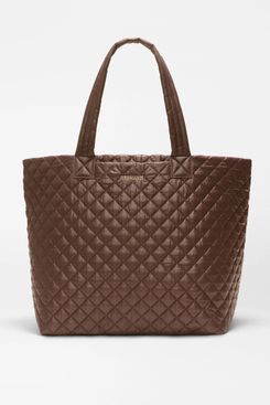MZ Wallace Walnut Large Metro Tote Deluxe