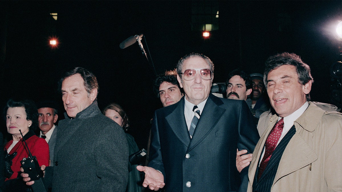 Paul Castellano leaves court