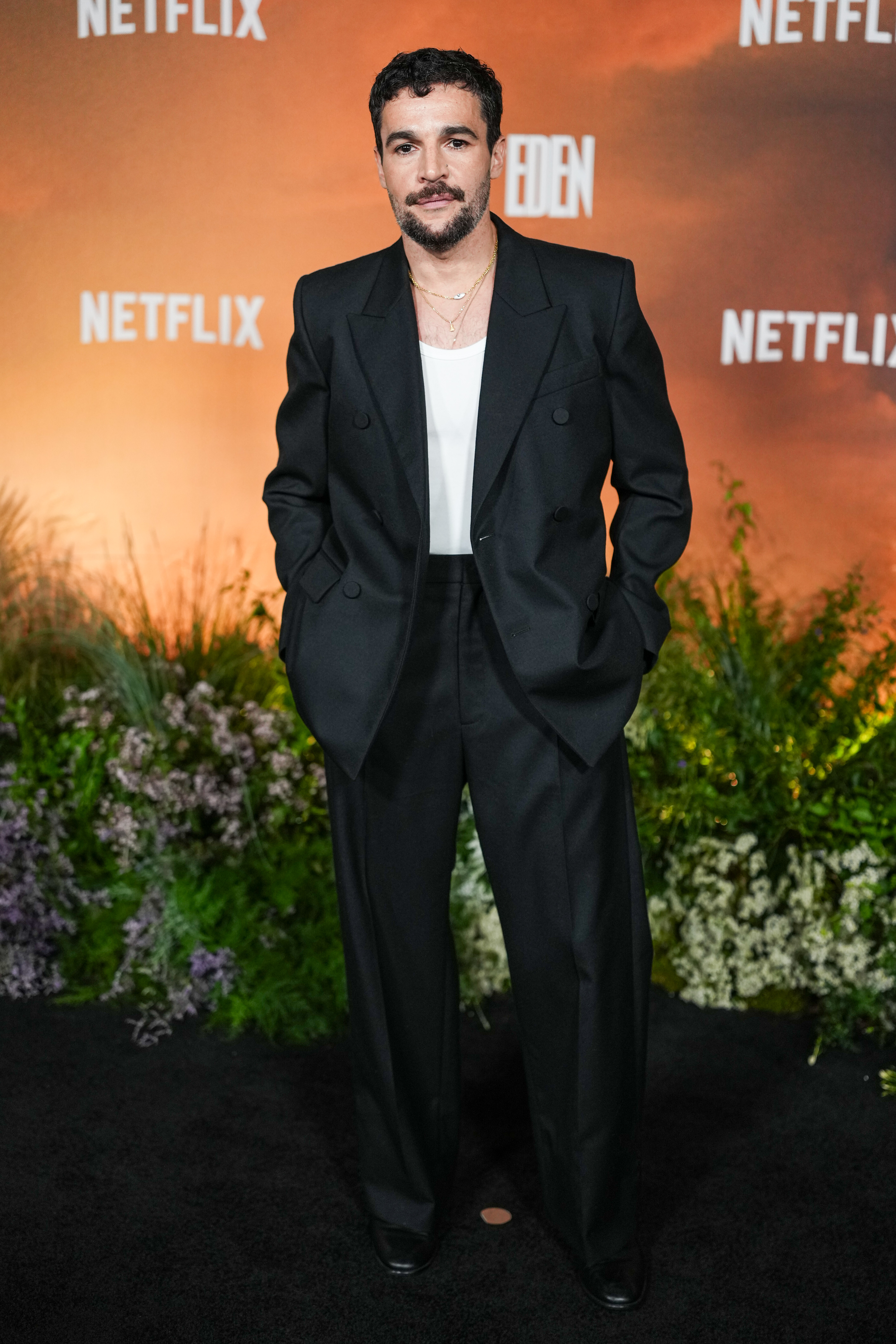 Christopher Abbott attends Netflix's "East Of Eden" New York premiere at The Plaza Hotel.