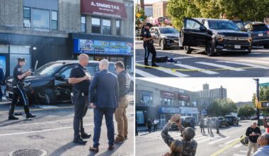 One killed, 3 injured as reckless NYC Mercedes driver mows down pedestrians while trying to beat light: sources