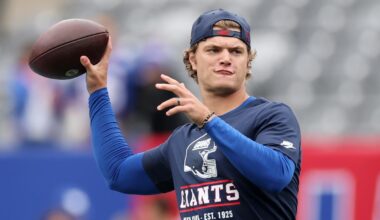 J.J. McCarthy active for Giants vs. Cardinals in Week 4 surprise