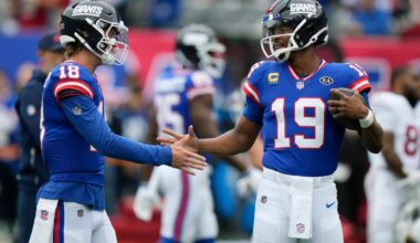 Giants give update on J.J. McCarthy's status as backup QB