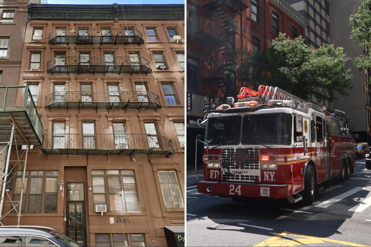 Electrical fire in NYC Theater District apartment building kills 1, injures 1