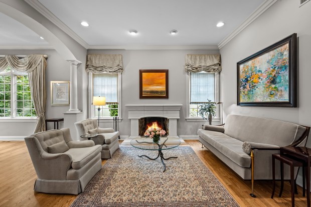 This five-bedroom house at 911 Queens Lane in Glenview has a lower level with a recreation room, an exercise room, a wine cellar, and a bedroom and full bath with steam shower. (Phil Goldman/Summit Imaging)