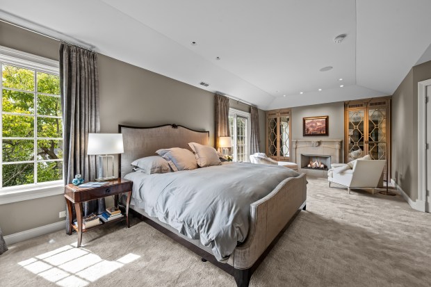 This five-bedroom house at 911 Queens Lane in Glenview has a lower level with a recreation room, an exercise room, a wine cellar, and a bedroom and full bath with steam shower. (Phil Goldman/Summit Imaging)