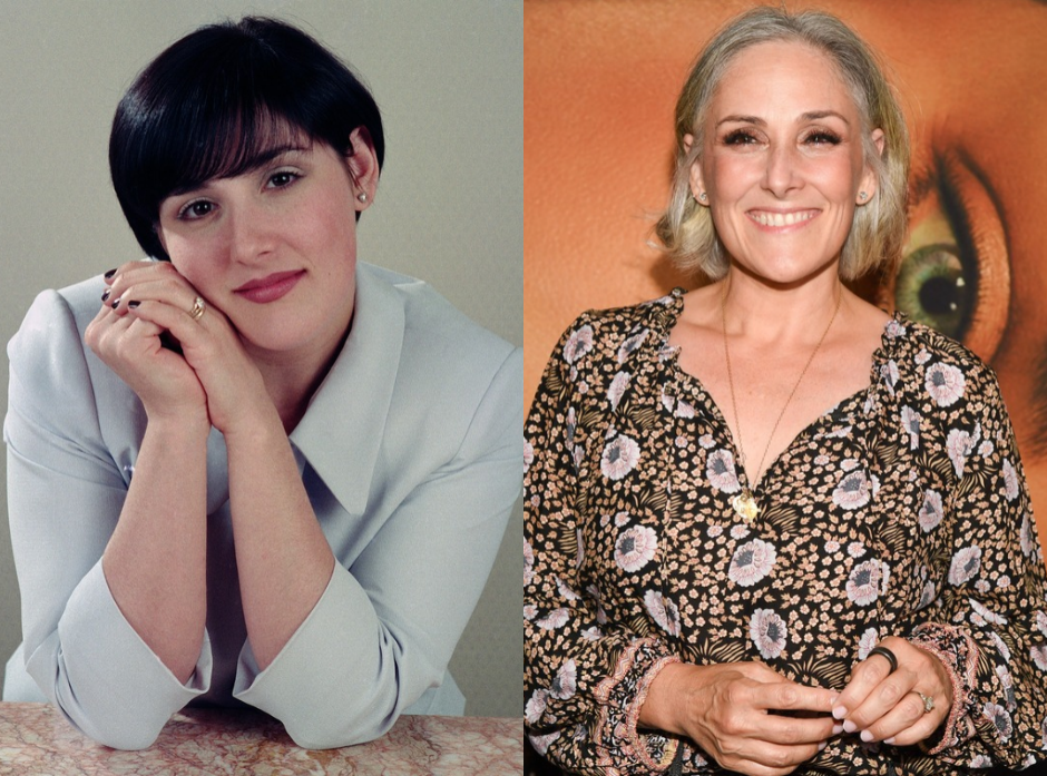 Split image of Ricki Lake, shown in the '90s and in present day.