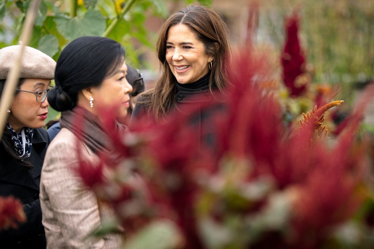 Vietnam's first lady Ngo Phuong Ly arriving for lunch with Denmark's Queen Mary at Gro Spiseri in Copenhagen, Denmark