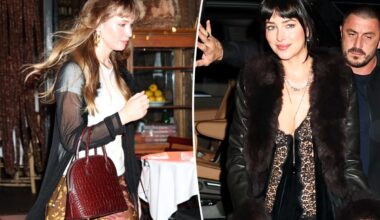 Dakota Johnson rings in 37th birthday at NYC hotspot with A-list pal Jennifer Lawrence