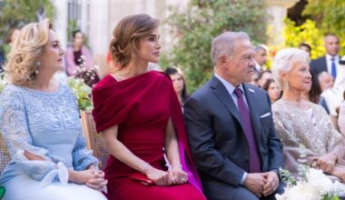 Princesses Muna and Alia join King Abdullah and Queen Rania at Jordan’s Royal wedding of the year