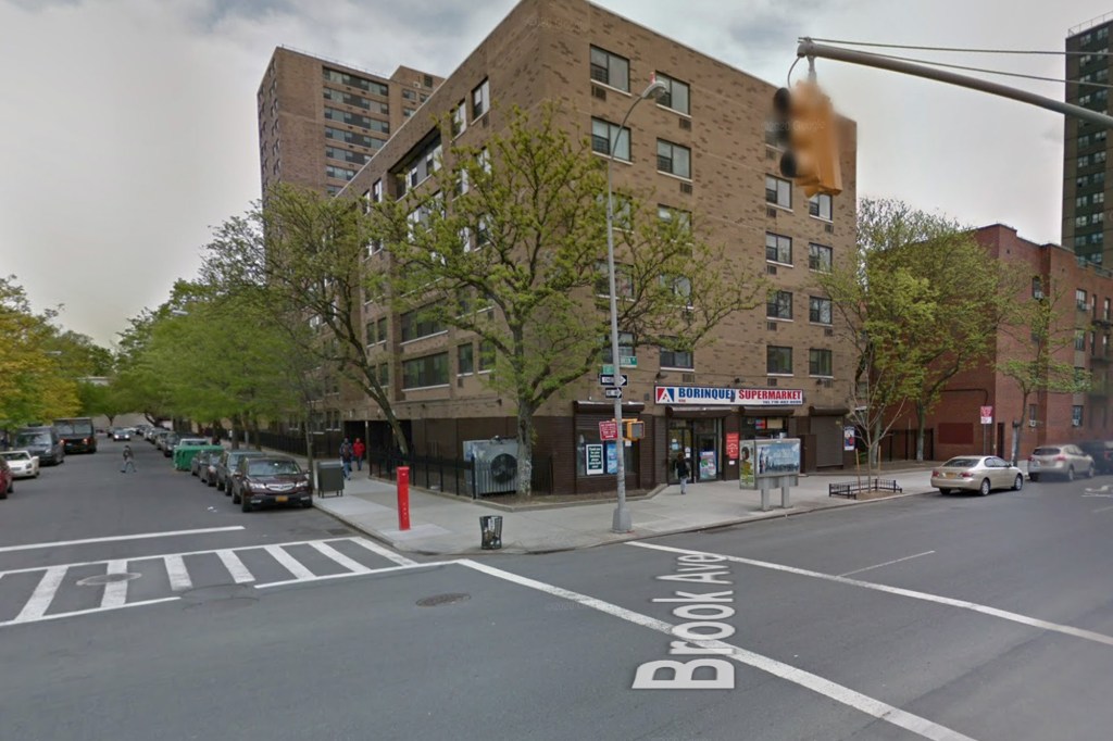 The unidentified man was riding west on East 145th Street when the truck driver, traveling south on Brook Avenue in Mott Haven, hit him around 8:25 a.m., cops said. 