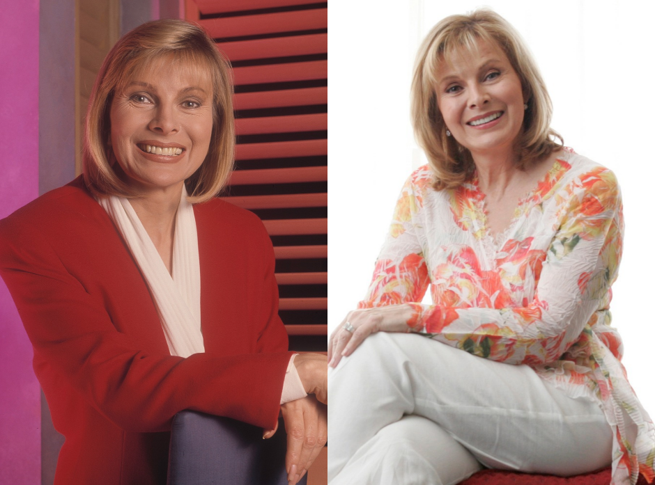 Split image of Jenny Jones, pictured in 1991 and 2010.
