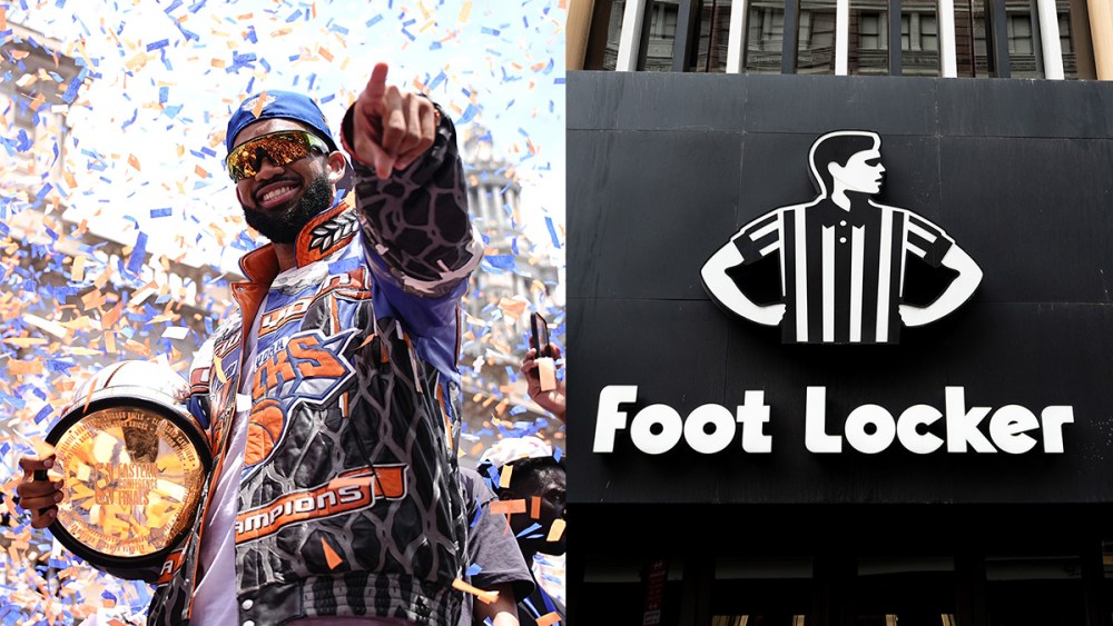 Knicks, Foot Locker, New York Knicks, retail, shoes, sneakers, footwear, partnership, shoe store, sneaker store, NBA, champions