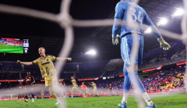 Becher, Ostrak each score late in 2nd half, St. Louis beats Red Bulls 3-0