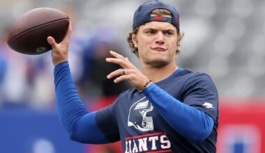 NY Giants’ QB J.J. McCarthy is active for game vs. Arizona Cardinals
