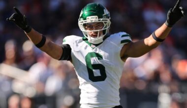 New York Jets vs New England Patriots Pre-Game Ball