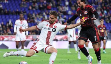 Dániel Sallói scores a goal, Gavran has 3 saves; Toronto beats Red Bulls 2-0