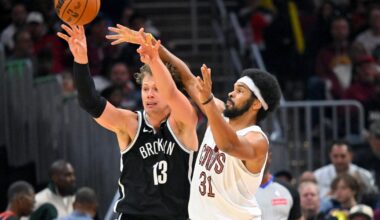 Cavaliers survive a late Nets rally to win home opener 125-121