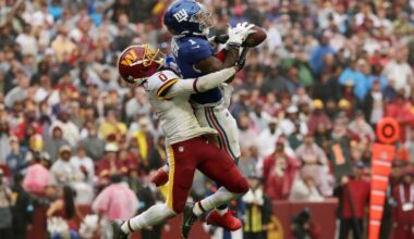 Giants escape with tie after Commanders botch final play of overtime