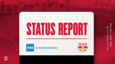 STATUS REPORT, pres. by HSS: Red Bull New York vs. St. Louis CITY SC