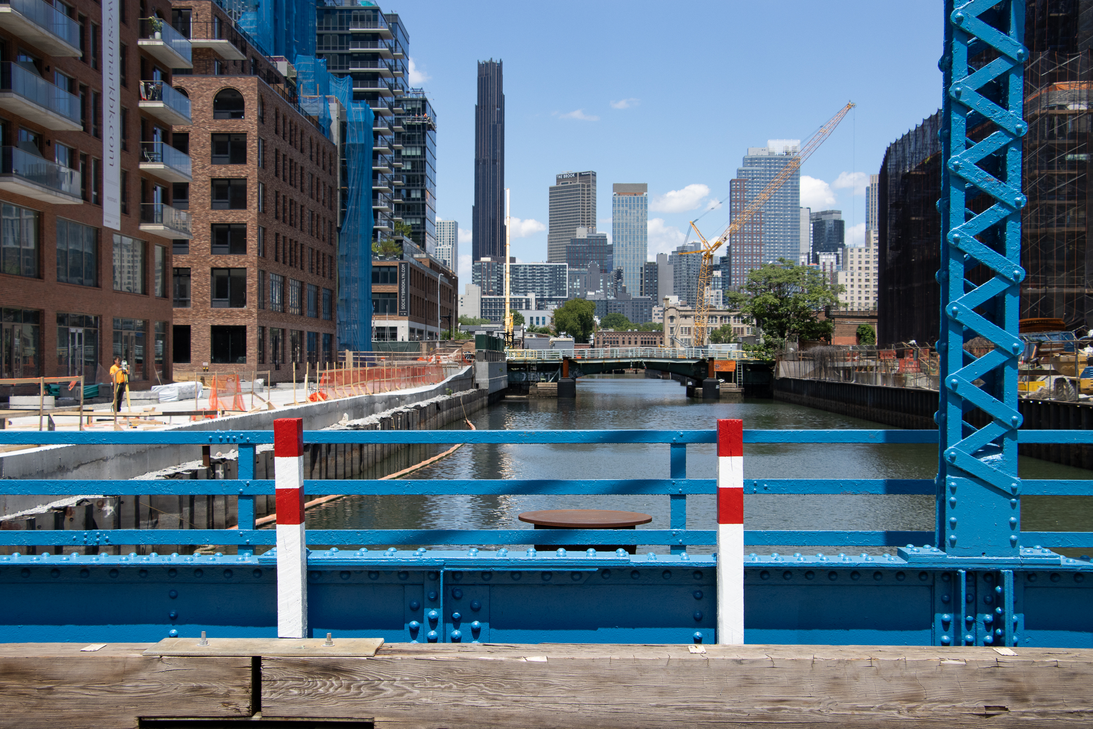 gowanus canal view from a bridge