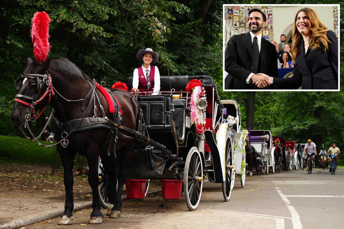 Mayor Zohran Mamdani and New York City Council Speaker Julie Menin strike deal to ban horse drawn carriages