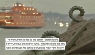 Staten Island Artist Dreamed Up a Ferry-Eating Octopus. Now He's Putting Mobsters in 'Cement Shoes'