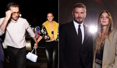 Brooklyn Beckham and Nicola Peltz keep their distance from family in Paris after Victoria show snub