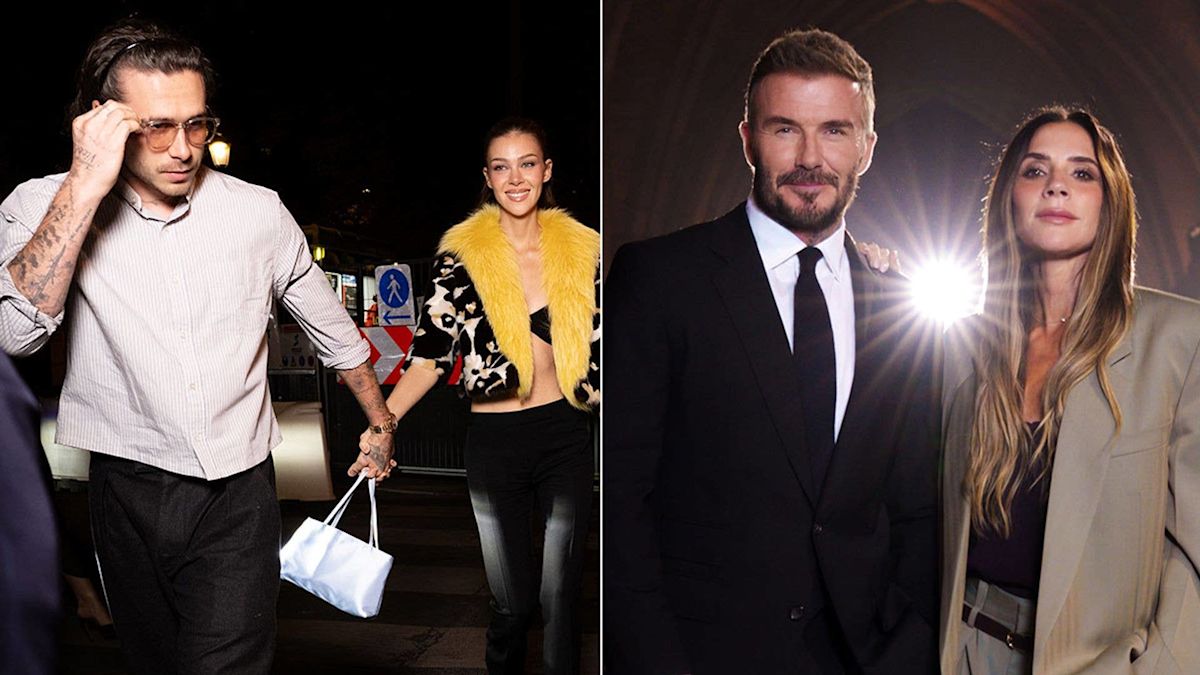 Brooklyn Beckham and Nicola Peltz keep their distance from family in Paris after Victoria show snub