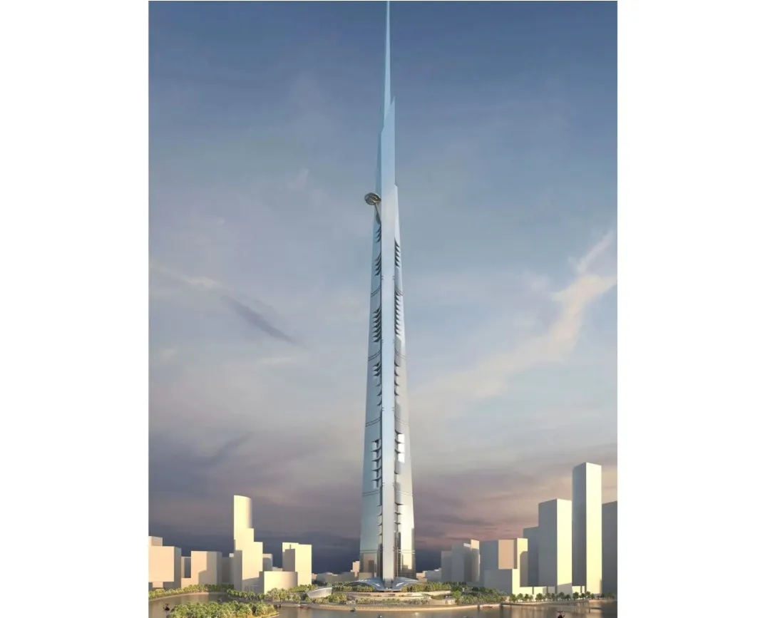 A rendering of the Jeddah Tower.