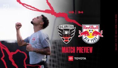 MATCH PREVIEW, pres. by Toyota: Red Bull New York Battle Atlantic Cup Rivals D.C. United on Wednesday Night at Audi Field