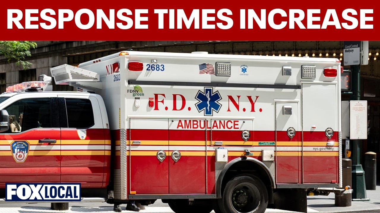 NYC ambulance response times jump 41% as emergency calls increase