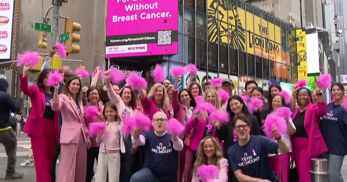 Paramount, CBS News New York partner with Komen Foundation for NYC Race for the Cure for breast cancer
