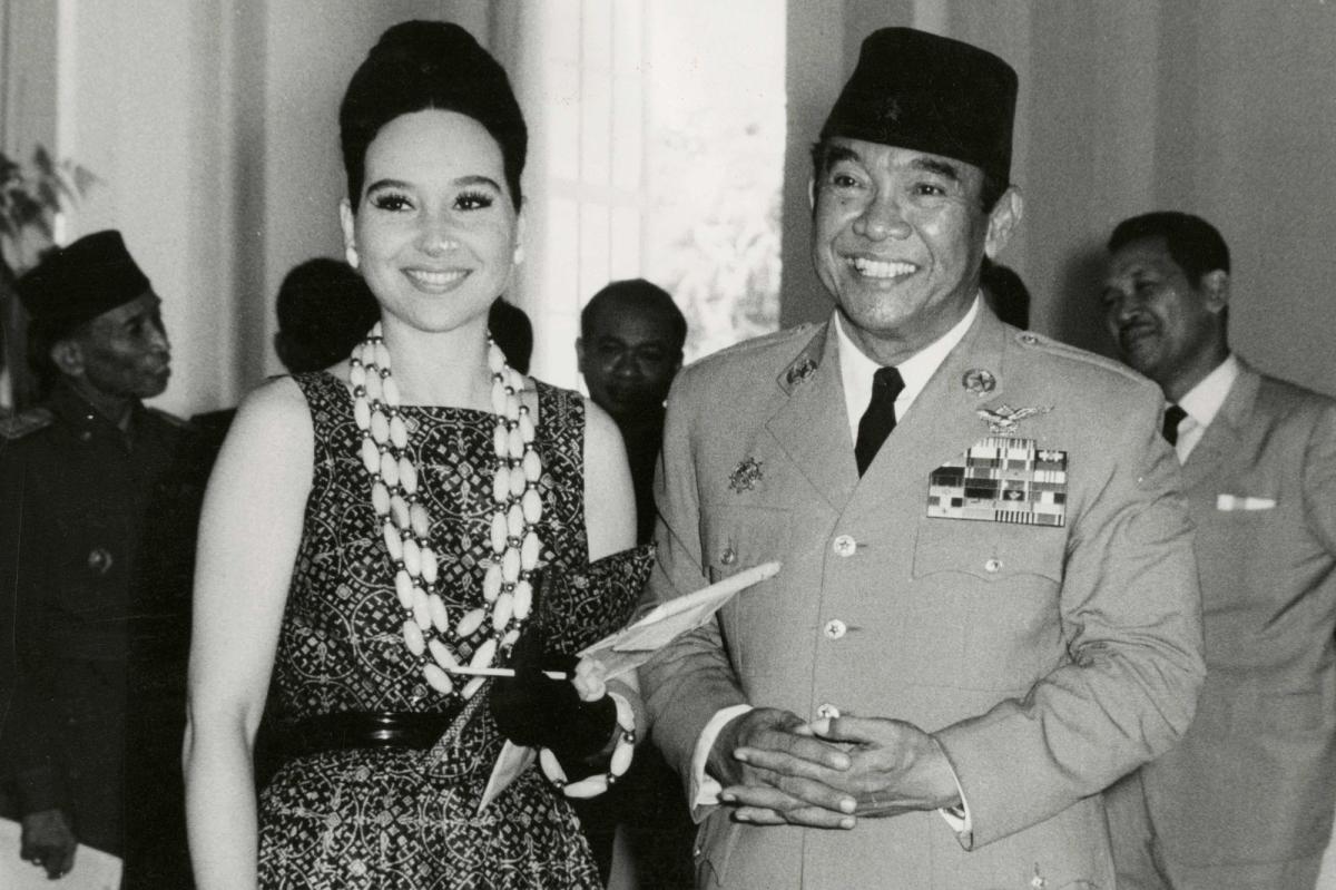 How Sukarno — Indonesia's first president — asked the State Department for help booking Cindy Adams
