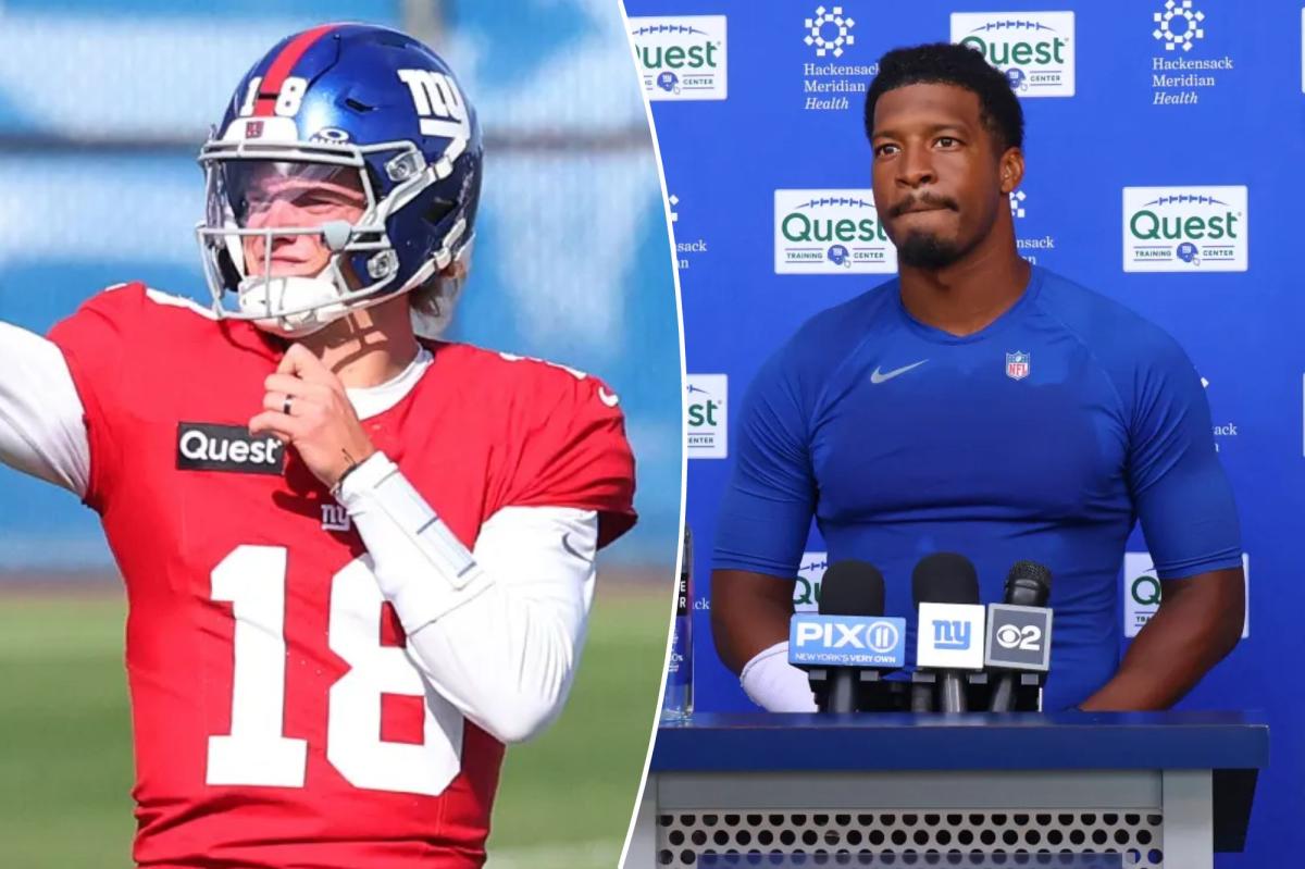 Jameis Winston embracing mentor role as Giants turn to J.J. McCarthy