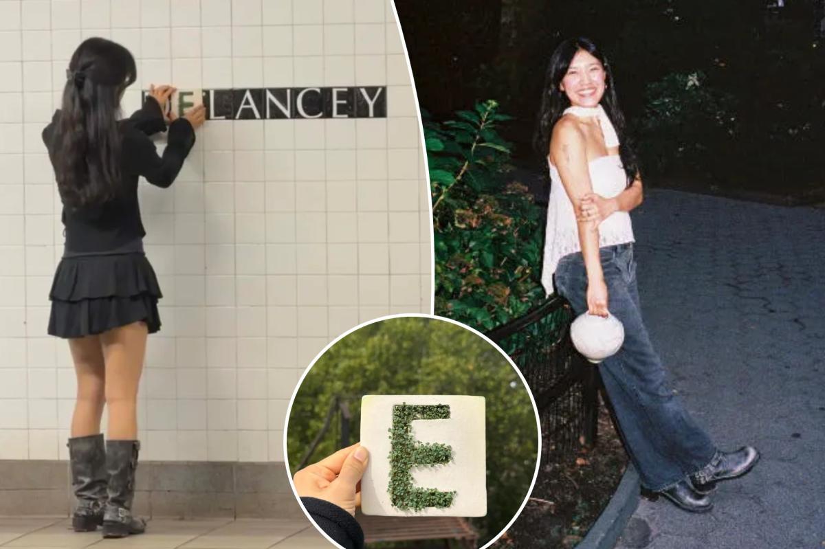 NYC artist goes viral over creative fix for broken subway tiles