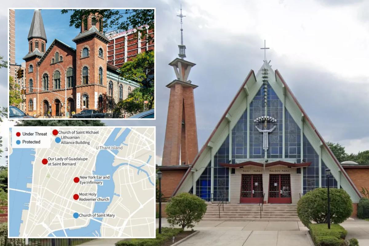Historic NYC churches and landmarks at risk of being razed for the sake of 'affordable housing': sources