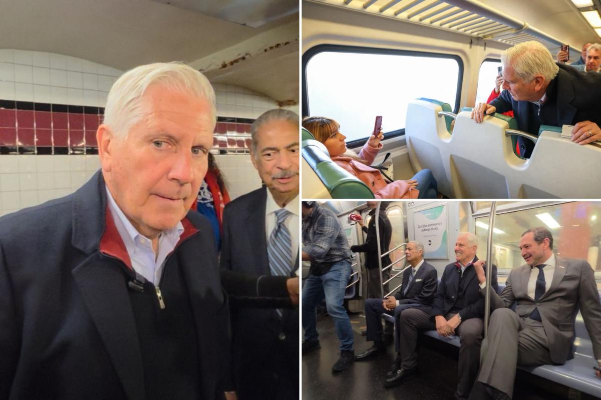 Blakeman rides the subway as he rails against Hochul over NYC transit violence