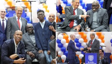 Bill Bradley, Earl Monroe reunite at Bronx ribbon cutting ceremony
