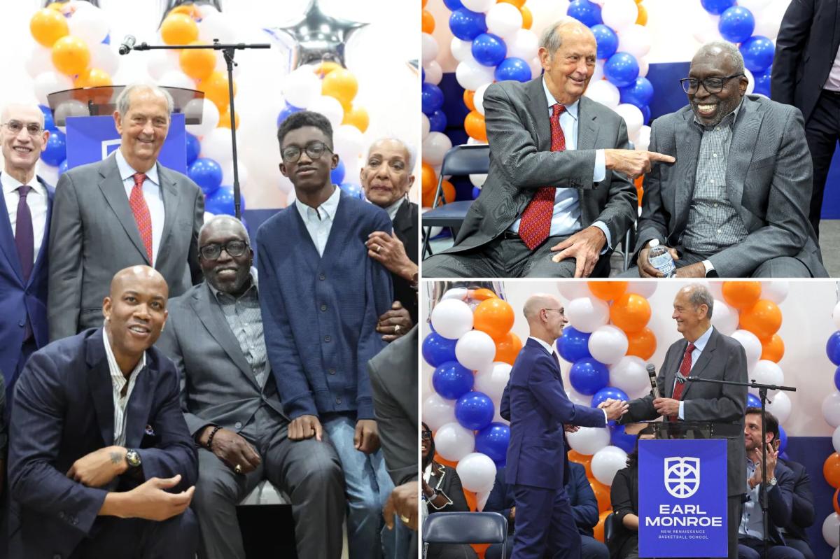 Bill Bradley, Earl Monroe reunite at Bronx ribbon cutting ceremony